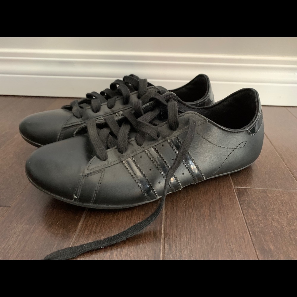 Black Adidas sneakers